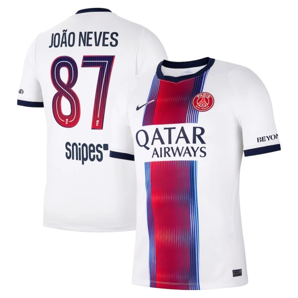 Günstige Paris Saint-Germain Joao Neves 87 Herrentrikot Auswärts 2026/27 Kurzarm Günstige Paris Saint-Germain Joao Neves 87 Herrentrikot Auswärts 2026/27 Kurzarm