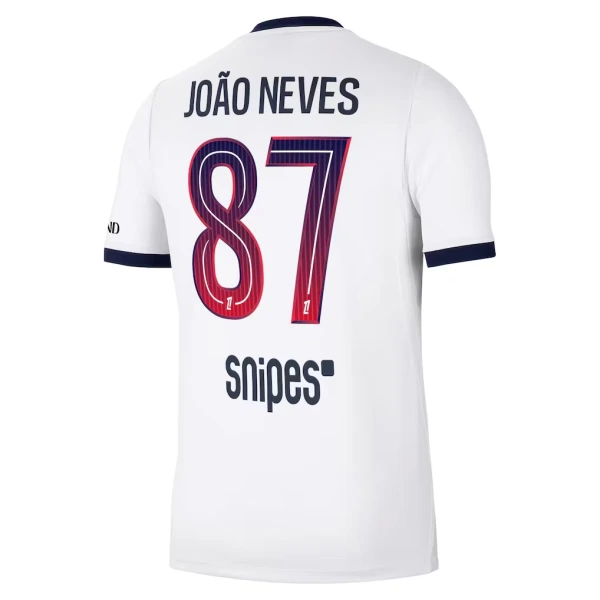 Günstige Paris Saint-Germain Joao Neves 87 Herrentrikot Auswärts 2026/27 Kurzarm