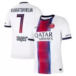 Günstige Paris Saint-Germain Kvaratskhelia 7 Herrentrikot Auswärts 2026/27 Kurzarm