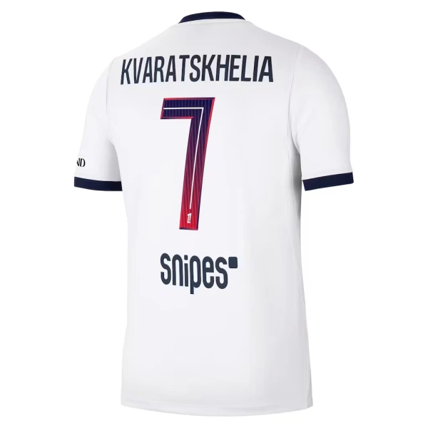 Günstige Paris Saint-Germain Kvaratskhelia 7 Herrentrikot Auswärts 2026/27 Kurzarm