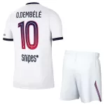 Günstige Paris Saint-Germain O. Dembele 10 Kindertrikot Auswärts 2026/27 Kurzarm