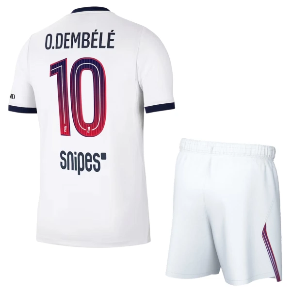 Günstige Paris Saint-Germain O. Dembele 10 Kindertrikot Auswärts 2026/27 Kurzarm Günstige Paris Saint-Germain O. Dembele 10 Kindertrikot Auswärts 2026/27 Kurzarm