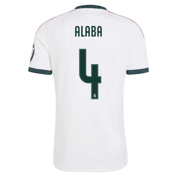 Günstige Real Madrid Alaba 4 Herrentrikot Heim 2026/27 Kurzarm Günstige Real Madrid Alaba 4 Herrentrikot Heim 2026/27 Kurzarm