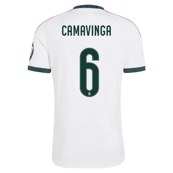 Günstige Real Madrid Camavinga 6 Herrentrikot Heim 2026/27 Kurzarm Günstige Real Madrid Camavinga 6 Herrentrikot Heim 2026/27 Kurzarm