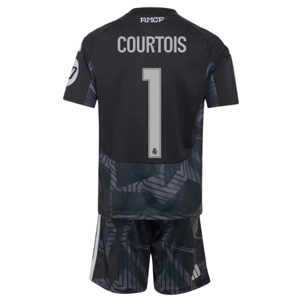 Günstige Real Madrid Courtois 1 Torwart Kindertrikot Heim 2026/27 Kurzarm Günstige Real Madrid Courtois 1 Torwart Kindertrikot Heim 2026/27 Kurzarm