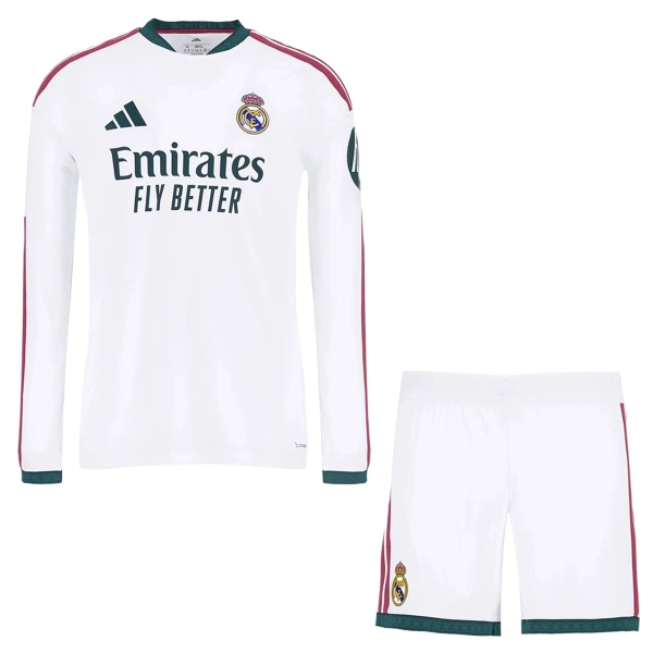 Günstige Real Madrid Kindertrikot Heim 2026/27 Langarm