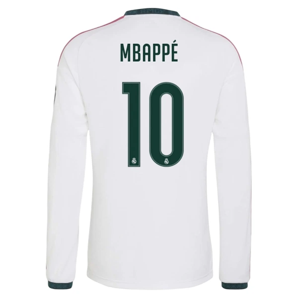 Günstige Real Madrid Mbappé 10 Herrentrikot Heim 2026/27 Langarm