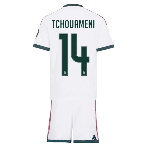 Günstige Real Madrid Tchouameni 14 Kindertrikot Heim 2026/27 Kurzarm