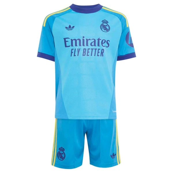 Günstige Real Madrid Torwart Kindertrikot Auswärts 2026/27 Kurzarm