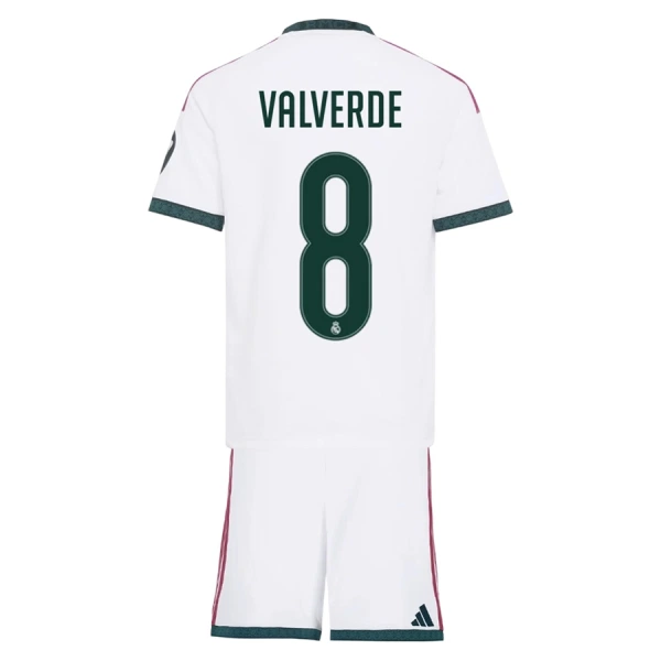Günstige Real Madrid Valverde 8 Kindertrikot Heim 2026/27 Kurzarm Günstige Real Madrid Valverde 8 Kindertrikot Heim 2026/27 Kurzarm