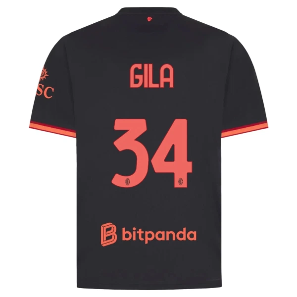 Günstige AC Mailand Gila 34 Herrentrikot Ausweich 2026/27 Kurzarm