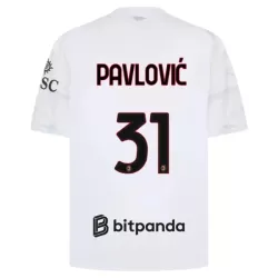 Günstige AC Mailand Pavlovic 31 Herrentrikot Auswärts 2026/27 Kurzarm