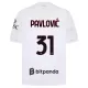Günstige AC Mailand Pavlovic 31 Herrentrikot Auswärts 2026/27 Kurzarm
