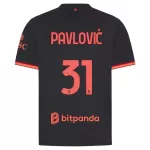 Günstige AC Mailand Pavlovic 31 Herrentrikot Ausweich 2026/27 Kurzarm