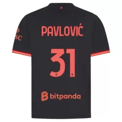 Günstige AC Mailand Pavlovic 31 Herrentrikot Ausweich 2026/27 Kurzarm Günstige AC Mailand Pavlovic 31 Herrentrikot Ausweich 2026/27 Kurzarm