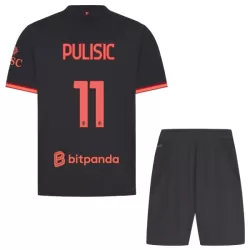 Günstige AC Mailand Pulisic 11 Kindertrikot Ausweich 2026/27 Kurzarm Günstige AC Mailand Pulisic 11 Kindertrikot Ausweich 2026/27 Kurzarm