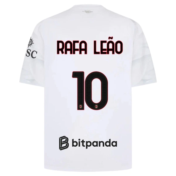 Günstige AC Mailand Rafael Leao 10 Herrentrikot Auswärts 2026/27 Kurzarm Günstige AC Mailand Rafael Leao 10 Herrentrikot Auswärts 2026/27 Kurzarm