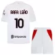 Günstige AC Mailand Rafael Leao 10 Kindertrikot Auswärts 2026/27 Kurzarm Günstige AC Mailand Rafael Leao 10 Kindertrikot Auswärts 2026/27 Kurzarm