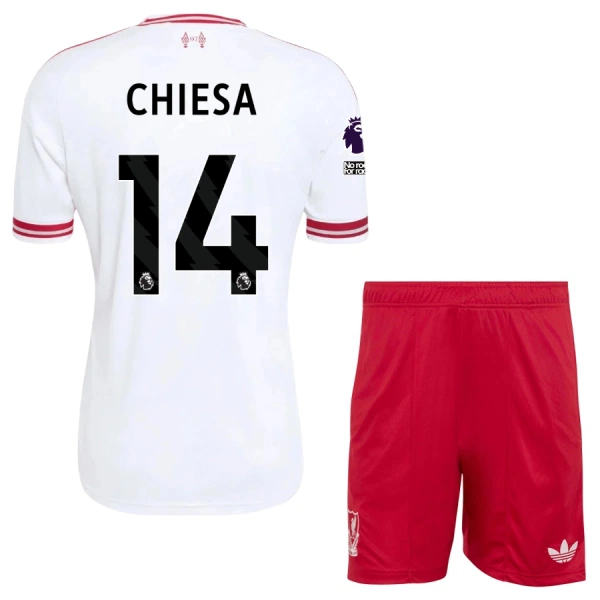 Günstige Liverpool Chiesa 14 Kindertrikot Auswärts 2026/27 Kurzarm Günstige Liverpool Chiesa 14 Kindertrikot Auswärts 2026/27 Kurzarm