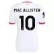 Günstige Liverpool Mac Allister 10 Kindertrikot Auswärts 2026/27 Kurzarm