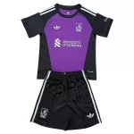 Günstige Liverpool Torwart Kindertrikot 2026/27 Kurzarm Lila
