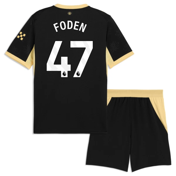 Günstige Manchester City Foden 47 Kindertrikot Auswärts 2026/27 Kurzarm Günstige Manchester City Foden 47 Kindertrikot Auswärts 2026/27 Kurzarm