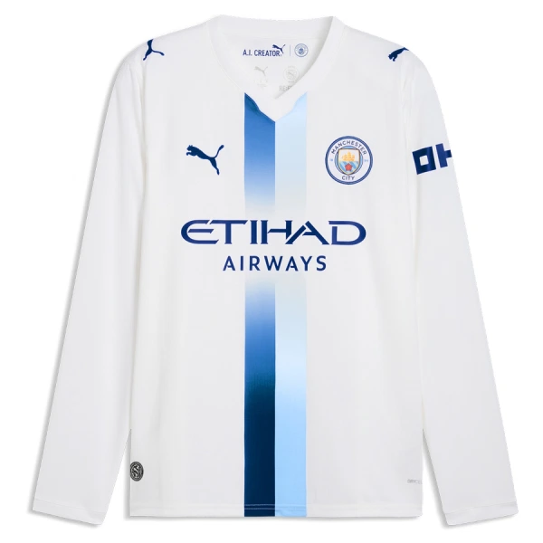 Günstige Manchester City Herrentrikot Ausweich 2026/27 Langarm Günstige Manchester City Herrentrikot Ausweich 2026/27 Langarm
