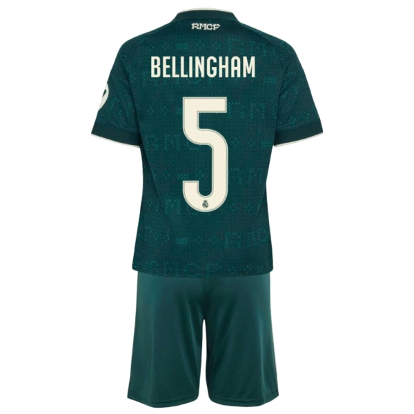 Günstige Real Madrid Bellingham 5 Kindertrikot Auswärts 2026/27 Kurzarm Günstige Real Madrid Bellingham 5 Kindertrikot Auswärts 2026/27 Kurzarm