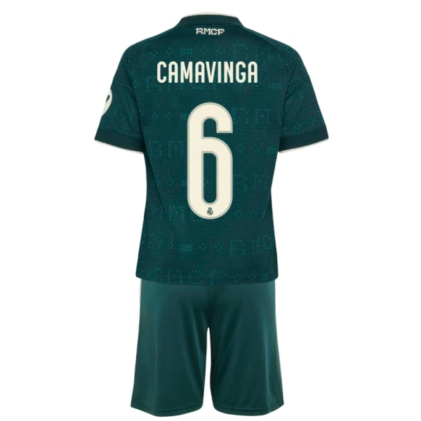 Günstige Real Madrid Camavinga 6 Kindertrikot Auswärts 2026/27 Kurzarm Günstige Real Madrid Camavinga 6 Kindertrikot Auswärts 2026/27 Kurzarm