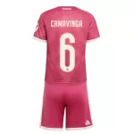 Günstige Real Madrid Camavinga 6 Kindertrikot Ausweich 2026/27 Kurzarm