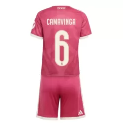 Günstige Real Madrid Camavinga 6 Kindertrikot Ausweich 2026/27 Kurzarm