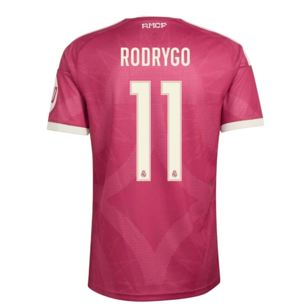 Günstige Real Madrid Rodrygo 11 Herrentrikot Ausweich 2026/27 Kurzarm Günstige Real Madrid Rodrygo 11 Herrentrikot Ausweich 2026/27 Kurzarm