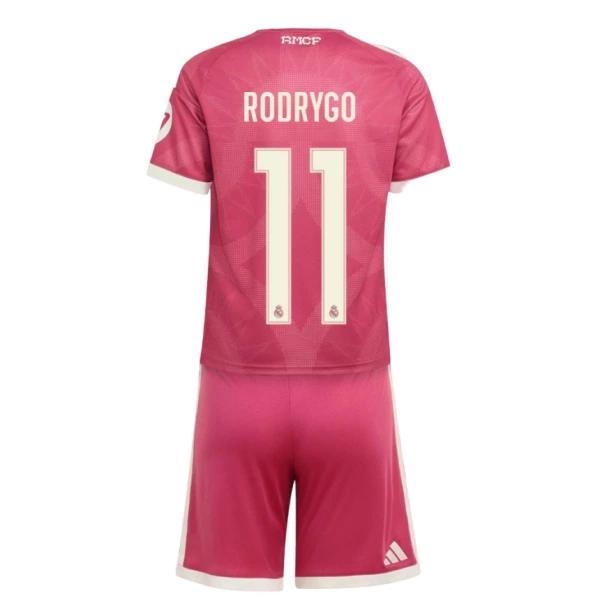Günstige Real Madrid Rodrygo 11 Kindertrikot Ausweich 2026/27 Kurzarm Günstige Real Madrid Rodrygo 11 Kindertrikot Ausweich 2026/27 Kurzarm