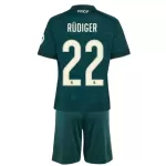 Günstige Real Madrid Rudiger 22 Kindertrikot Auswärts 2026/27 Kurzarm