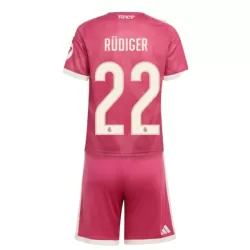 Günstige Real Madrid Rudiger 22 Kindertrikot Ausweich 2026/27 Kurzarm Günstige Real Madrid Rudiger 22 Kindertrikot Ausweich 2026/27 Kurzarm