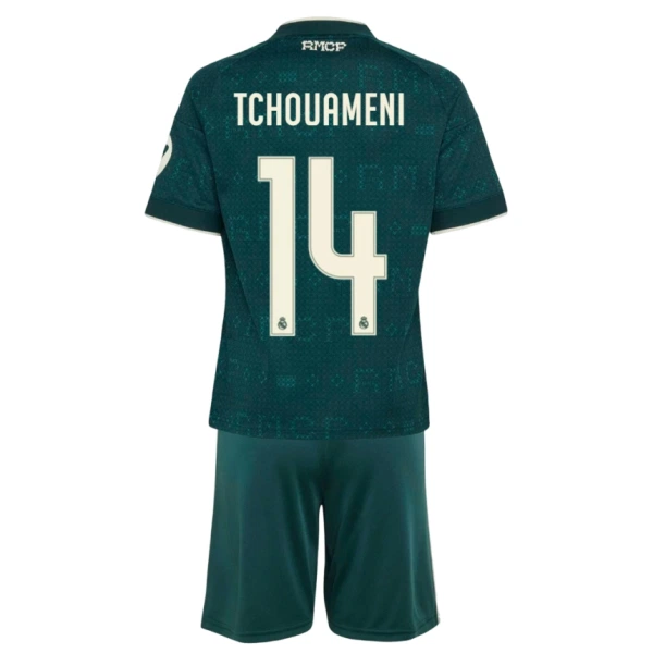 Günstige Real Madrid Tchouameni 14 Kindertrikot Auswärts 2026/27 Kurzarm Günstige Real Madrid Tchouameni 14 Kindertrikot Auswärts 2026/27 Kurzarm