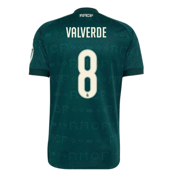 Günstige Real Madrid Valverde 8 Herrentrikot Auswärts 2026/27 Kurzarm