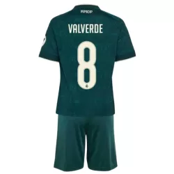 Günstige Real Madrid Valverde 8 Kindertrikot Auswärts 2026/27 Kurzarm