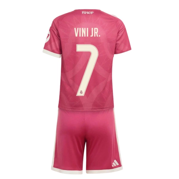 Günstige Real Madrid Vini JR. 7 Kindertrikot Ausweich 2026/27 Kurzarm Günstige Real Madrid Vini JR. 7 Kindertrikot Ausweich 2026/27 Kurzarm