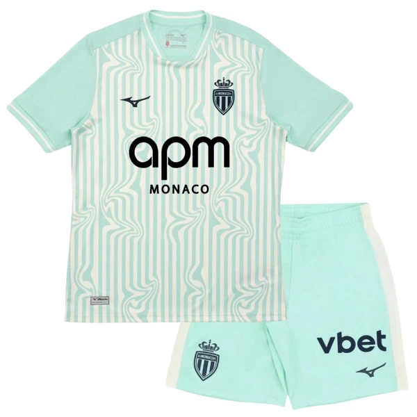 Günstige AS Monaco Kindertrikot Ausweich 2026/27 Kurzarm Günstige AS Monaco Kindertrikot Ausweich 2026/27 Kurzarm