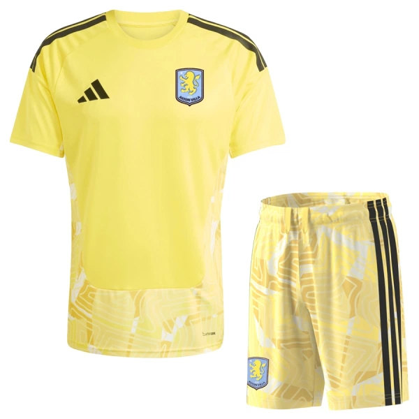 Günstige Aston Villa Torwart Kindertrikot Heim 2026/27 Kurzarm Günstige Aston Villa Torwart Kindertrikot Heim 2026/27 Kurzarm