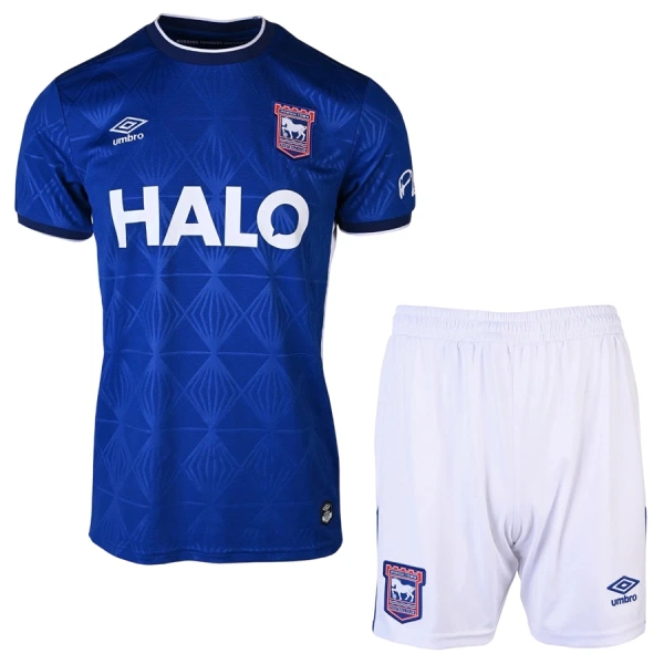 Günstige Ipswich Town Kindertrikot Heim 2026/27 Kurzarm Günstige Ipswich Town Kindertrikot Heim 2026/27 Kurzarm