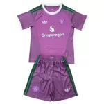 Günstige Manchester United Torwart Kindertrikot Auswärts 2026/27 Kurzarm