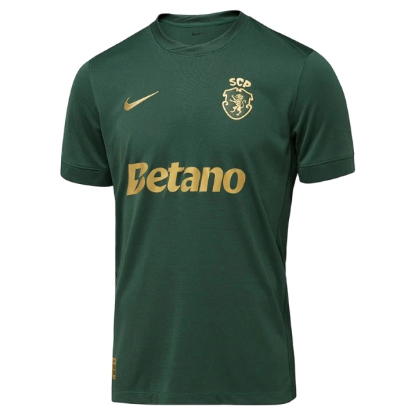Günstige Sporting Lissabon Herrentrikot Jubiläum 2026/27 Kurzarm Günstige Sporting Lissabon Herrentrikot Jubiläum 2026/27 Kurzarm