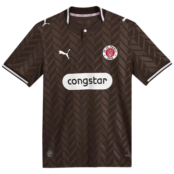 Günstige St Pauli Herrentrikot Heim 2026/27 Kurzarm Günstige St Pauli Herrentrikot Heim 2026/27 Kurzarm