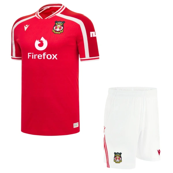 Günstige Wrexham Kindertrikot Heim 2026/27 Kurzarm Günstige Wrexham Kindertrikot Heim 2026/27 Kurzarm