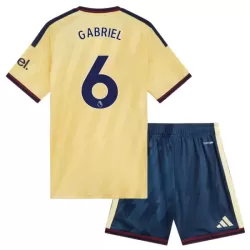 Günstige Arsenal Gabriel 6 Kindertrikot Ausweich 2026/27 Kurzarm Günstige Arsenal Gabriel 6 Kindertrikot Ausweich 2026/27 Kurzarm