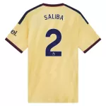 Günstige Arsenal Saliba 2 Herrentrikot Ausweich 2026/27 Kurzarm