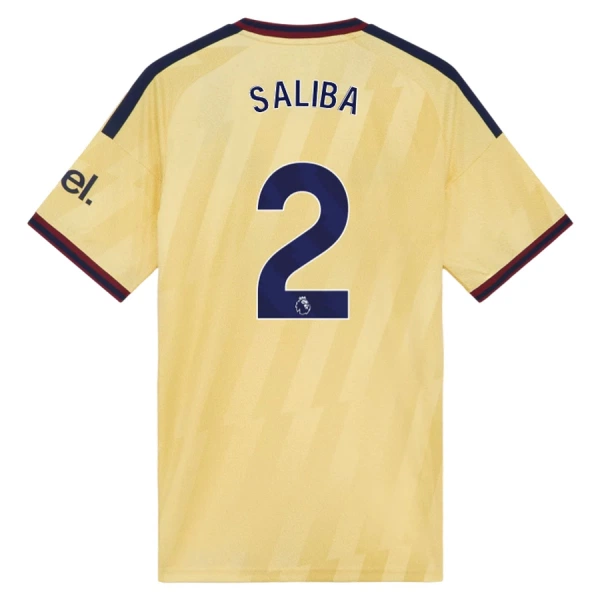 Günstige Arsenal Saliba 2 Herrentrikot Ausweich 2026/27 Kurzarm Günstige Arsenal Saliba 2 Herrentrikot Ausweich 2026/27 Kurzarm
