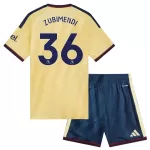 Günstige Arsenal Zubimendi 36 Kindertrikot Ausweich 2026/27 Kurzarm